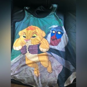 Disney Lion King Simba Rafiki Tank Top NWOT XS